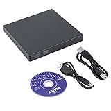 USB 2.0 Slim External DVD ROM CD-RW Combo Player&Drive&Write for Windows98/ SE /ME / 2000 / XP / Vista / Win 7/Win 8/Win10 and Ultra Notebook PC Desktop Computer