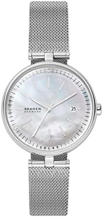 Skagen Women's Karolina Three-Hand Date, Stainless Steel Watch