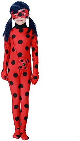 Hallowmax Halloween Cosplay Ladybug Kid Costumes Chlid Little Beetle Suit