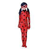 Hallowmax Halloween Cosplay Ladybug Kid Costumes Chlid Little Beetle Suit (Small)