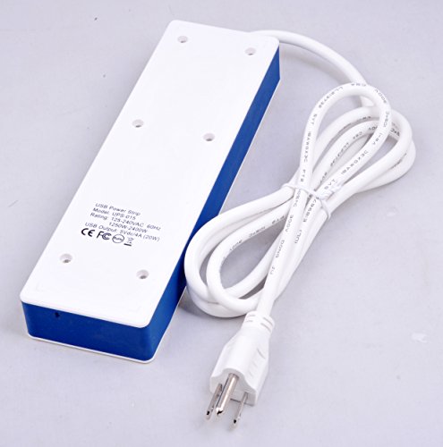 image for IBRA® IBRA USB Power Strip with 2 AC Outlets and 4 Smart USB Charging