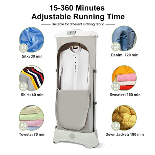 TJ. Portable Dryer, Electric Clothes Dryer with PTC Drying