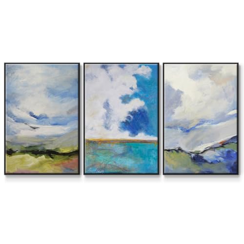 Renditions Gallery Canvas 3 Piece Nature Wall Art Home Paintings & Prints Seren…