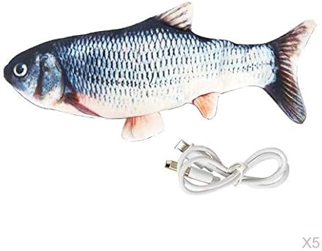 Flameer 5X USB Electronic Fish Toy 