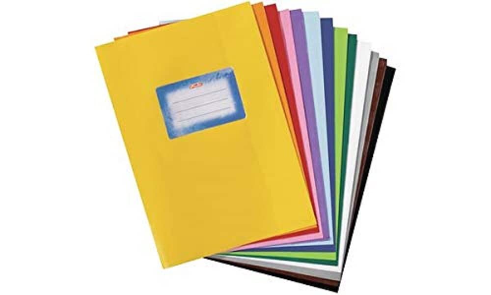 Herlitz 5205059 Book Cover DIN A5, geprägt (Bast), PP, Dark Green