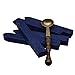 1PC Sealing Spoon + 5 Pcs Flowers Manuscript Sealing Seal Wax Sticks Sealing Wax for Postage Letter Retro Vintage Wax Seal Stamps in Navy Blue