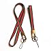 Soft Woven Stripe Neck Lanyard and Hand Wrist Strap for Cell Phone,Camera,KeyChain,ID Name Tag Badge Etc Device, With Bronze Hook and Key Ring.1 Set contains 1 Neck Strap and 1 Wrist Strap (Green/red)