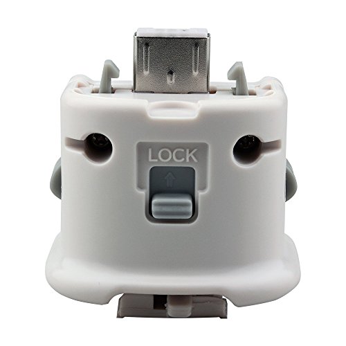 image for 2 in 1 Wii Motion Plus Adapter, Cosaux FM03 Wii Remote Plus Sensor Acc