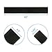 Cable Management Sleeve - CMS-01 Computer Desk Cord Organizer System - Cuttable 60 Inch Wire Hider - Flexible Cable Wrap Cover for TV PC, Network Electronics Office Home Theater(Black, 5 Feet)