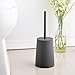O-KIS Toilet Brush and Holder Modern Simple Elegant Practical Toilet Brush for Bathroom Toilet Storage - Charcoal Grey