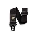 Ernie Ball PolyLock Guitar Strap, Black