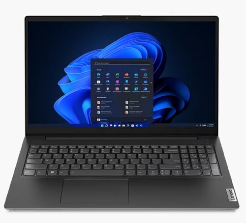 Lenovo V15 G3 IAP Laptop, 39.6 cm (15.6 Inch) FHD, Intel Core i7-1255U, 8GB RAM, 512SSD, Integrated Intel UHD Graphics 600, W11Pro, Black, Spanish QWERTY Keyboard