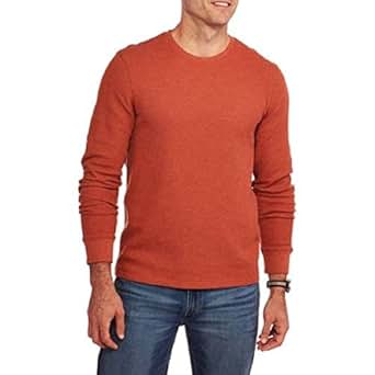 mens long sleeve waffle
