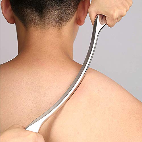 STICKON Stainless Steel Gua Sha Scraping Massage Tool IASTM Tools Great Soft Tissue Mobilization Tool (I Shape) - Image 4
