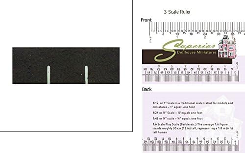 Dollhouse Miniature Plain Square Asphalt Shingles, 177 Square Inches