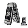 artfone 3G/2G Unlocked Senior Flip Cell Phone,Senior Phone with Charging Cradle and Large Screen for Elderly…