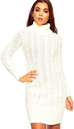 cream midi jumper dress