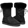 Womens-Suede-Winter-Boots-Waterproof-Warm-Snow-Boots-for-Women-Fuzzy-Fur-Mid-Calf-Slip-On-Boots-for-Indoor-Outdoor-Christmas