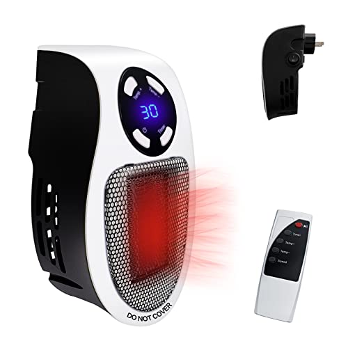 TONSAN 500W Plug in Wall Heater for Bathroom Heater with Thermostat
