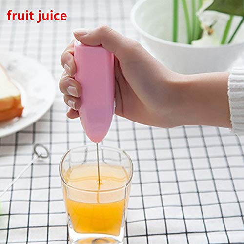 image for KHLZ US Milk Coffee Frother Handheld Milk Coffee Mixer Battery Operate