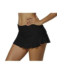 upandfast faldas de natación para dama, falda de bikini con falda en A, faldas de natación