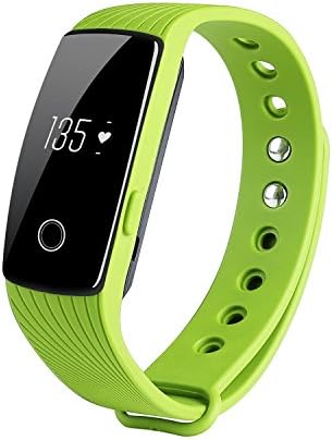 DAEON? iDN107HR Series Heart Rate Fitness Activity Tracker Smart Watch, OLED Screen Smart Bracelet, Cellphone Finding, Loss Prevention and Sedentary Reminder (Green)