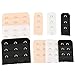 Closecret Women's Assorted Bra Back Strap Extenders With 1 to 3 Hook Optional(Combination 1)