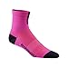 Louis Garneau Conti Performance Cycling Socks for Men and Women, Pink Glow, Small/Medium