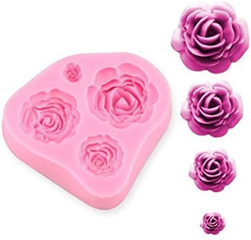 Flower Chocolate Soap Mould Candle Polymer Clay Molds Fondant Cake Decorating Tools