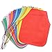 Bosoner Kids Art Aprons Children Art Smock with Children Artist Painting Classroom, Community Event, Crafts and Art Painting Activity for Age 2-7 Years (12 Pack 12 Color)