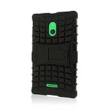 Empire Mpero Impact SR Series Kickstand Case for Nokia XL - Retail Packaging - Black