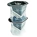 Tovolo Colossal Cube Ice Molds, Set of 2 - Large Ice Cube Mold Ideal for Whiskey, Cocktails & Any Cold Beverage - Odor-Free Freezer Storage, Dishwasher-Safe with Silicone Plunger