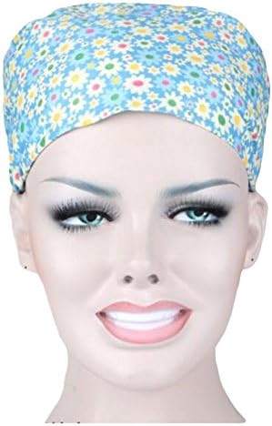 NQPX Unisex Nurse's Hats Multipurpose Surgical Chemo Chef Cap Scrub Caps Doctor Hats