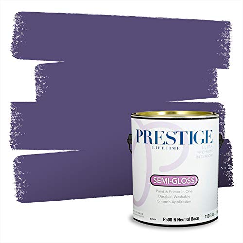 PRESTIGE Paints Interior Paint and Primer In One, 1-Gallon, Semi-Gloss, Compara…