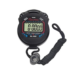 Winomo Digitaal professioneel handheld LCD-stopwatch sport chronograaf timer