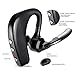 Bluetooth Headset, Aumet Wireless Business Earpieces/Headphones with Microphone – Lightweight and Noise Reduction Earphones/Earbuds for Cell Phones-Black +silver