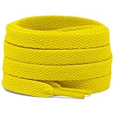 DELELE 2 Pair 79 inch Flat Shoe laces 5/16" Wide