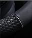 Follicomfy Auto Car Leather Steering Wheel Cover Anti Slip Wrap 15