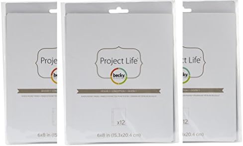 Becky Higgins Page Protectors for Scrapbooking, 6 by 8-Inch (3 Pack)