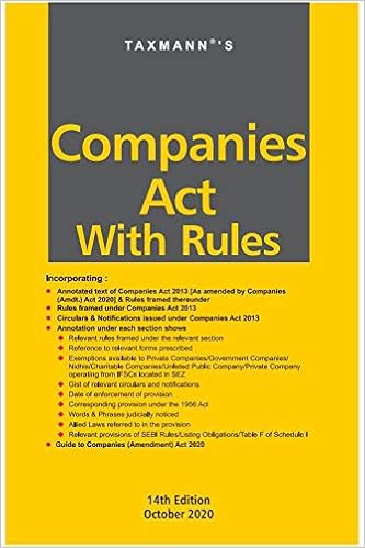 Companies Act with Rules