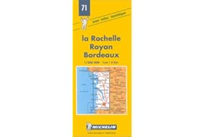 Michelin La Rochelle - Royan - Bordeaux Map No. 71