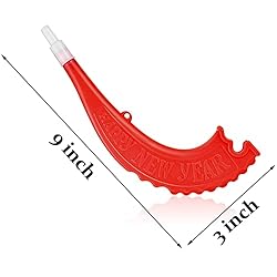 8 Pieces Plastic Shofar Horn Colorful Rosh Hashanah