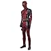 DP Movie Cosplay Costume Wade Costume Mask Set Deluxe Leather Jumpsuit Outfit Bodysuits Halloween Costumes MaleM