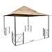 Yescom 12'x12' Canopy Top Replacement Beige for 2-Tier Harbor Gazebo GFS01250A Patio Cover Y01212T01
