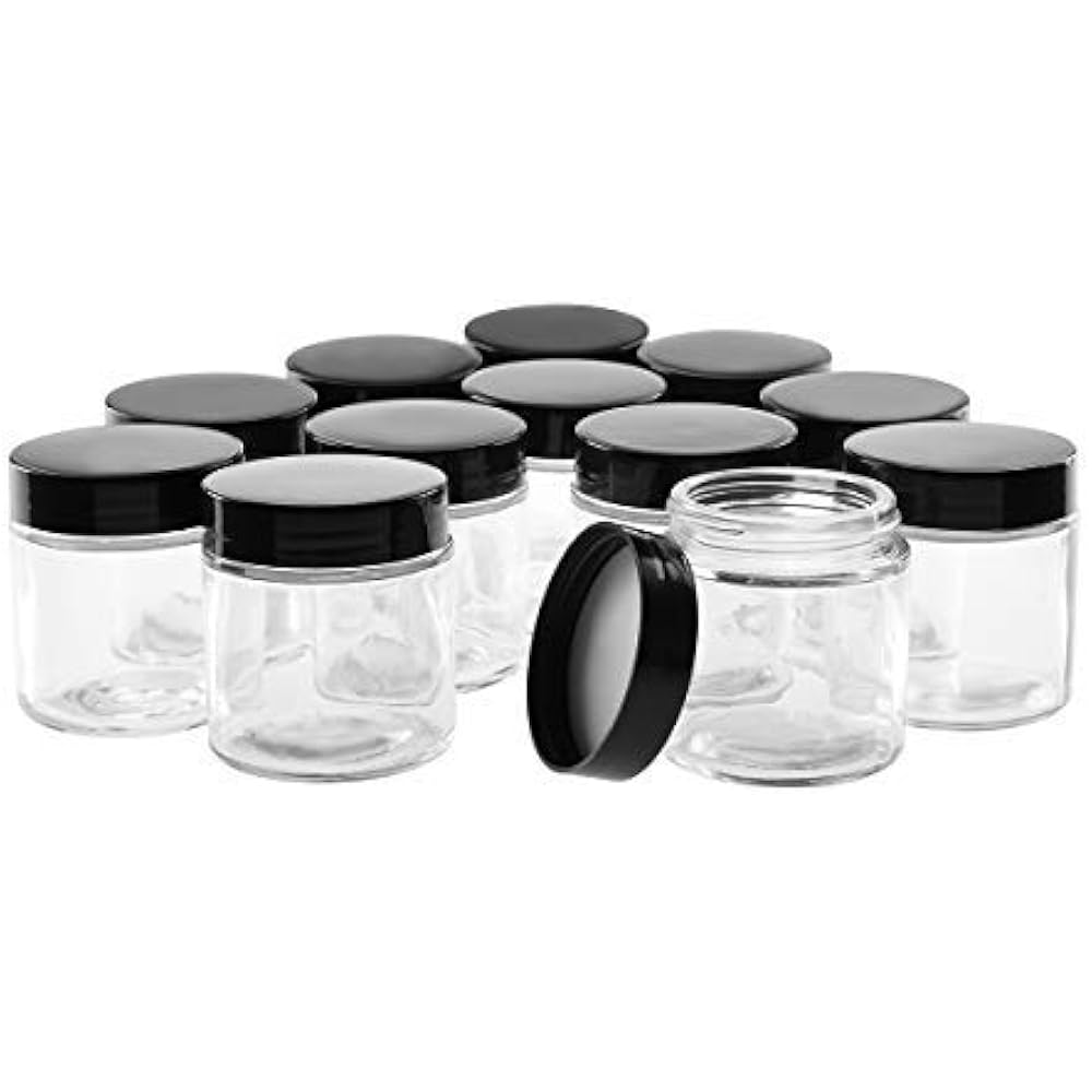 4OZ Glass Jars Lids, Hoa Kinh Small Jars, 12 Pack Empty Round Canning Storage 755326492984 eBay