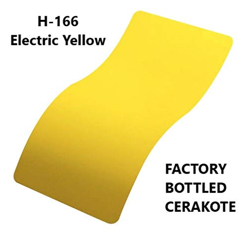 Cerakote H-Series - Factory Bottled - Baked Firearm Coating 118 ml (4 OZ Bottle) (H-166: Electric Yellow) - Thumbnail 2
