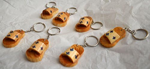 Wooden Sandal Keychain