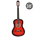 LAGRIMA Acoustic Guitar Beginners with Guitar Case, Strap, Tuner & Pick Steel Strings (38