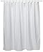 Croscill Fabric Shower Curtain Liner, 70-inch by 72-inch, White