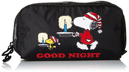 LeSportsac Peanuts X Rectangular Cosmetic, Snoopy Sleepover